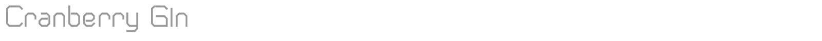 Cranberry Gin font preview